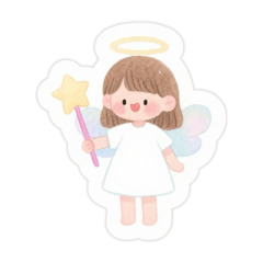 [LINEスタンプ] 毎日使える♡天使の日常〈アレンジ用〉