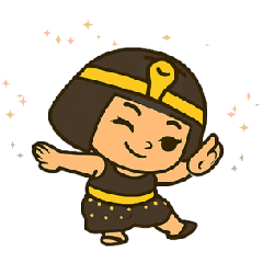 [LINEスタンプ] エジプト式かわいい健康生活！