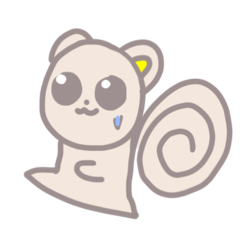 [LINEスタンプ] 使える！ゆるふわリスの棒立ちスタンプ