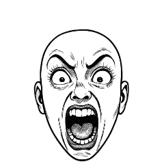 [LINEスタンプ] [アレンジ用]表情で訴えるから察して6
