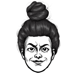 [LINEスタンプ] [アレンジ用]表情で訴えるから察して4