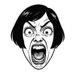[LINEスタンプ] [アレンジ用]表情で訴えるから察して1