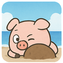 [LINEスタンプ] 海のブタ@SFW