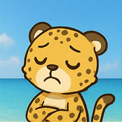 [LINEスタンプ] 海のチーター@SFW