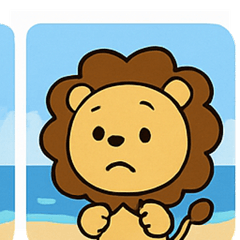 [LINEスタンプ] 海のライオン2@SFW