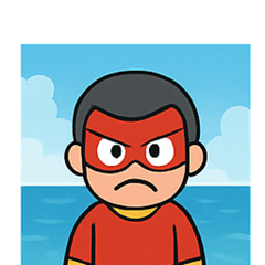 [LINEスタンプ] 海のヒーロー@SFW