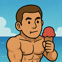 [LINEスタンプ] 海のボディービルダー@SFW