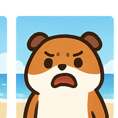 [LINEスタンプ] 海のハムスター3@SFW