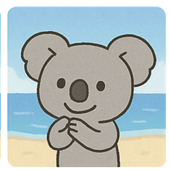 [LINEスタンプ] 海のコアラ@SFW