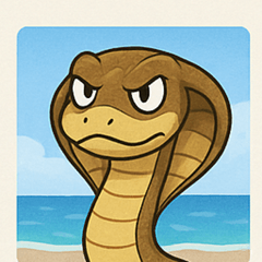 [LINEスタンプ] 海のキングコブラ@SFW