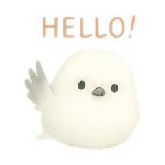 [LINEスタンプ] ふわふわまるまるシマエナガ