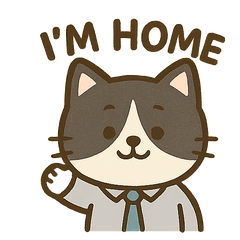 [LINEスタンプ] Hatch the Working Cat