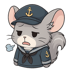 [LINEスタンプ] チンチラ海兵系女子