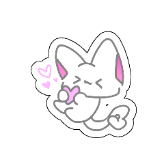 [LINEスタンプ] パステルにゃんこ(文字なし)