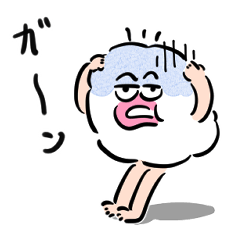 [LINEスタンプ] はだしのモリー（毎日送れる・使いやすい）