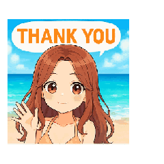 [LINEスタンプ] BEACH  GIRL【MIXセット】 fetchpriority=high