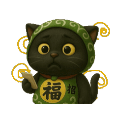 [LINEスタンプ] 福ネコ / Lucky Cat