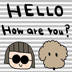 [LINEスタンプ] (nenerin日常会話スタンプ361英語気遣い)