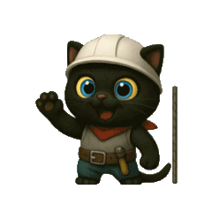 [LINEスタンプ] 職人ネコの日常 / Crafty Cat Life