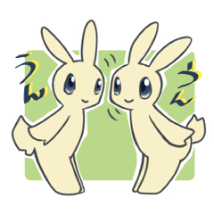 [LINEスタンプ] うさスタンプ2025