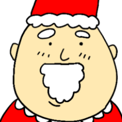[LINEスタンプ] ふぁっとサンタさん