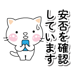 [LINEスタンプ] 緊急メッセージ♡迅速に対応するしろちゃん
