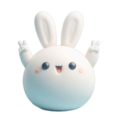 [LINEスタンプ] もちもちうさぎの超使えるスタンプ