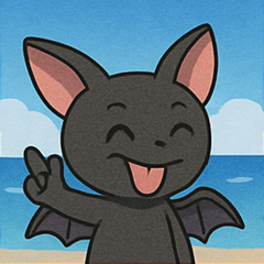 [LINEスタンプ] 海のコウモリ@SFW