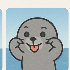 [LINEスタンプ] 海のアシカ@SFW