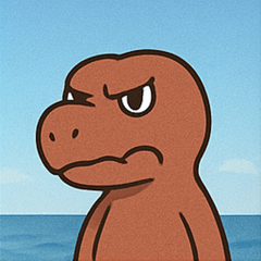 [LINEスタンプ] 海の恐竜@SFW