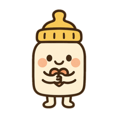 [LINEスタンプ] 哺乳瓶の毎日生活