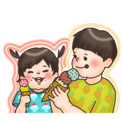 [LINEスタンプ] 赤さんのキモチ（夏三昧）