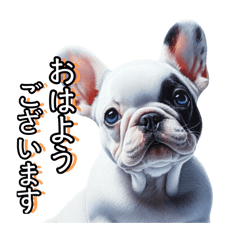 [LINEスタンプ] フレンチブルの気持ち