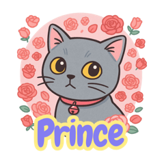 [LINEスタンプ] プリンス猫のスタンプ