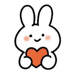 [LINEスタンプ] うさぎの気遣いスタンプ