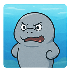 [LINEスタンプ] 海のマナティ@SFW