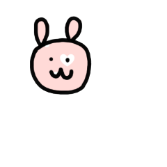 [LINEスタンプ] 可愛いうさっちゃん。
