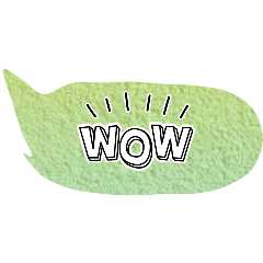 [LINEスタンプ] グラデーションアップ吹き出し
