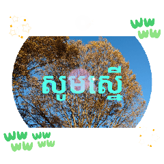 [LINEスタンプ] クメール語ココン州で日常挨拶気力