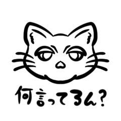 [LINEスタンプ] ブチギレ猫