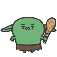 [LINEスタンプ] 小さくて怠惰な生き物 No.3