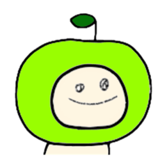 [LINEスタンプ] 青りんごのこ(青りんご商会スタンプ)