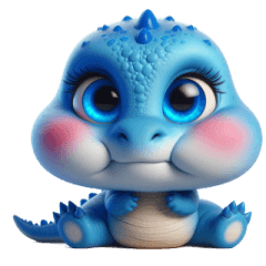 [LINEスタンプ] 面白ドラゴンの無言返し