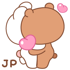 [LINEスタンプ] カナ ＆ カキ : 愛愛 7