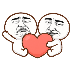[LINEスタンプ] [アレンジ用]顔だけ劇画2