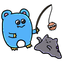 [LINEスタンプ] 【Vol.1】くまぺん＆にゃらむ ドタバタ日常