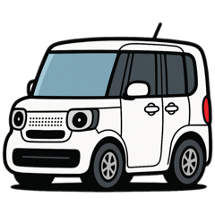 [LINEスタンプ] 行け！かわいいくるま