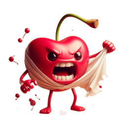 [LINEスタンプ] 怒りチェリー大爆発