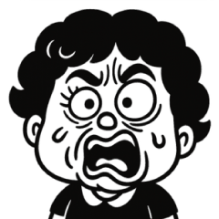 [LINEスタンプ] ブサカワおかん