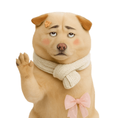 [LINEスタンプ] 美しくメイクした柴犬 (NT)